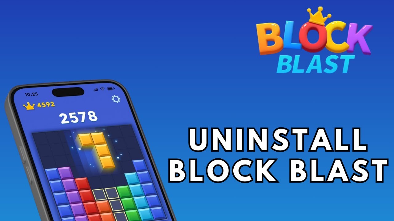 How to Uninstall Block Blast? 2025 | Block Blast background