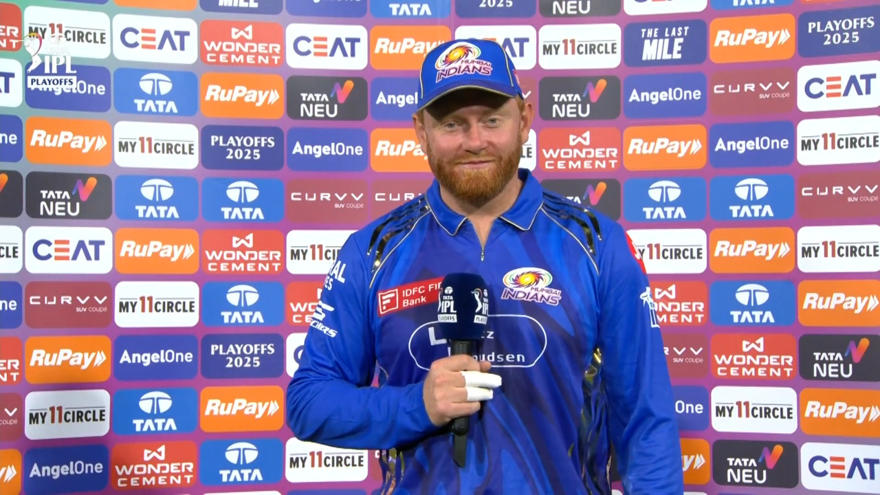 IPL 2025 Eliminator: GT vs MI - Jonny Bairstow Interview