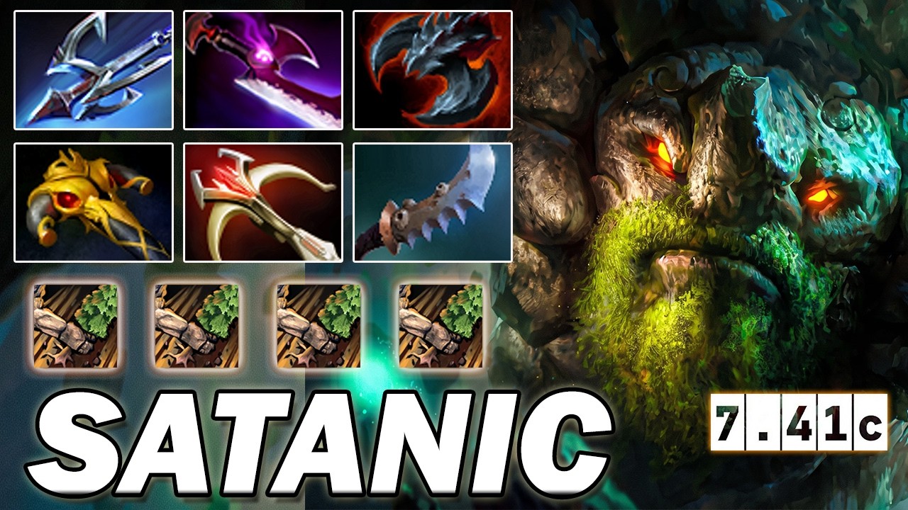 Satanic Tiny Massive Burst Damage | Dota 2 Pro Gameplay!