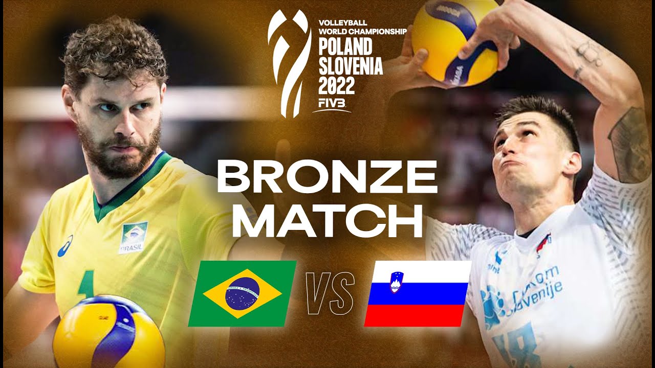 Brazil 🇧🇷 vs. Slovenia 🇸🇮 - Bronze Match | Men's World Championships 2022 | Full Match - Volleyball