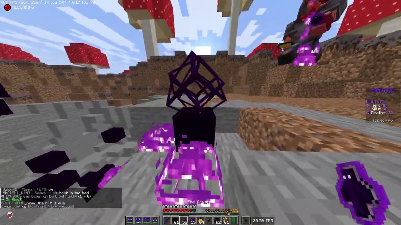 My frist montage crystal pvp 1.21.11