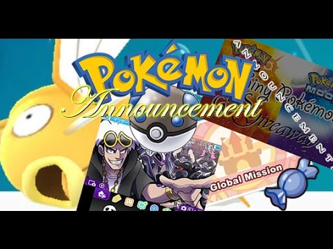 PKMN Announcement - 03/26/2017 - Global Missions, PKMN Go, Themes and Giveaway background