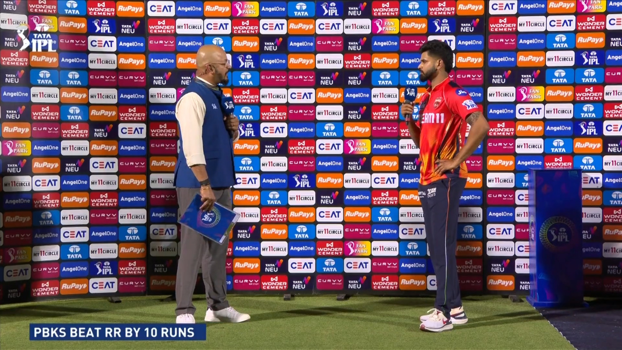 IPL 2025 M59: RR vs PBKS - Post Match Presentation