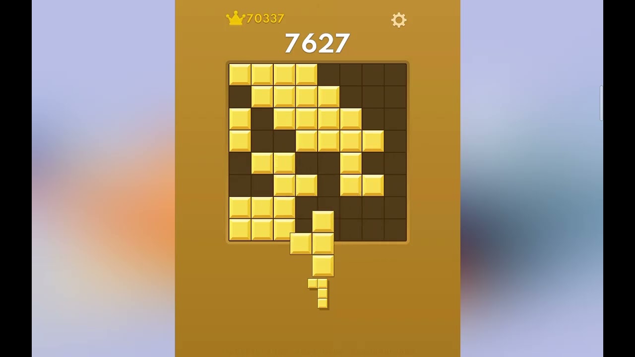 GamePlay of block blast (I'm still a starter pls give tips) background