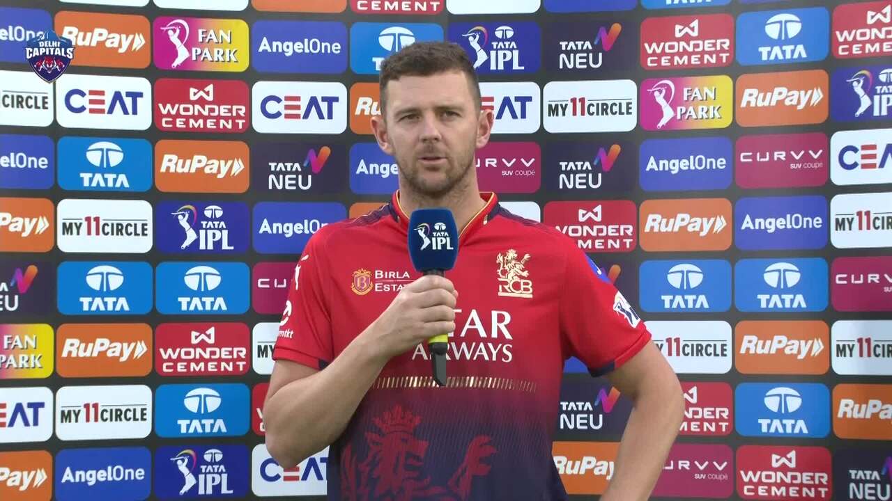 IPL 2025 M46: DC vs RCB - Josh Hazlewood Interview