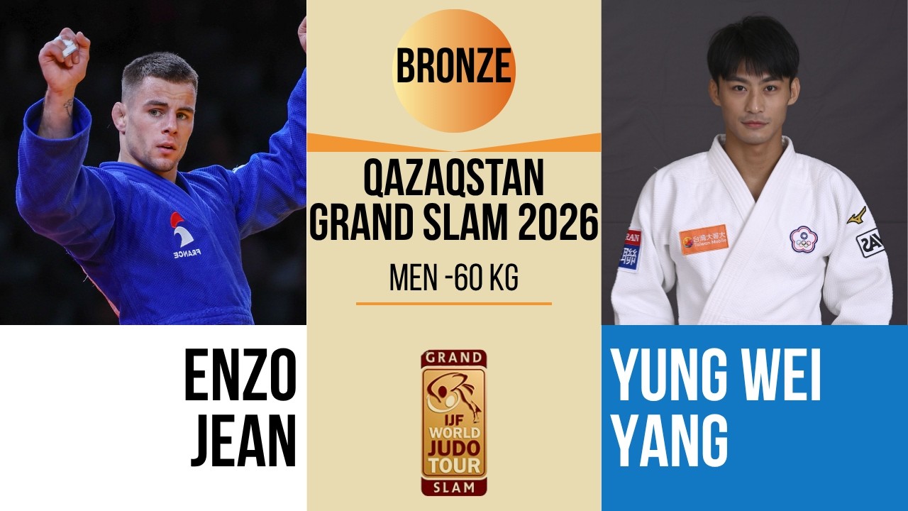 Enzo JEAN VS Yung Wei YANG | Qazaqstan Grand Slam 2026 | BRONZE -60 kg