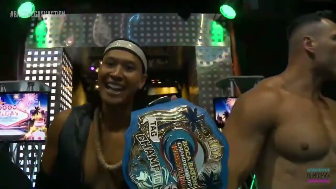 BRCW Vegas Vacation: Tag Team Title Chaos! EJ Nduka, Kenny King, Sons of Boca, Neil The Heel