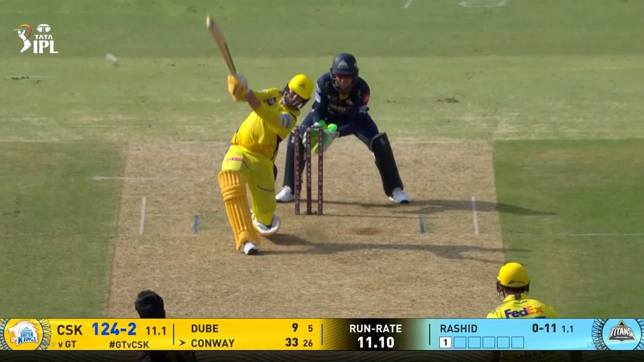 IPL 2025 M67: GT vs CSK - Devon Conway Six