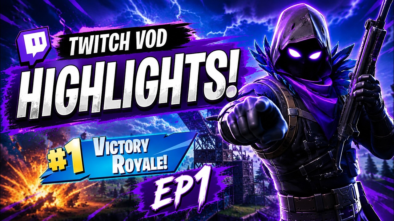 Fortnite Twitch Highlights EP1 | Crazy Clutches, Funny Moments & Wins