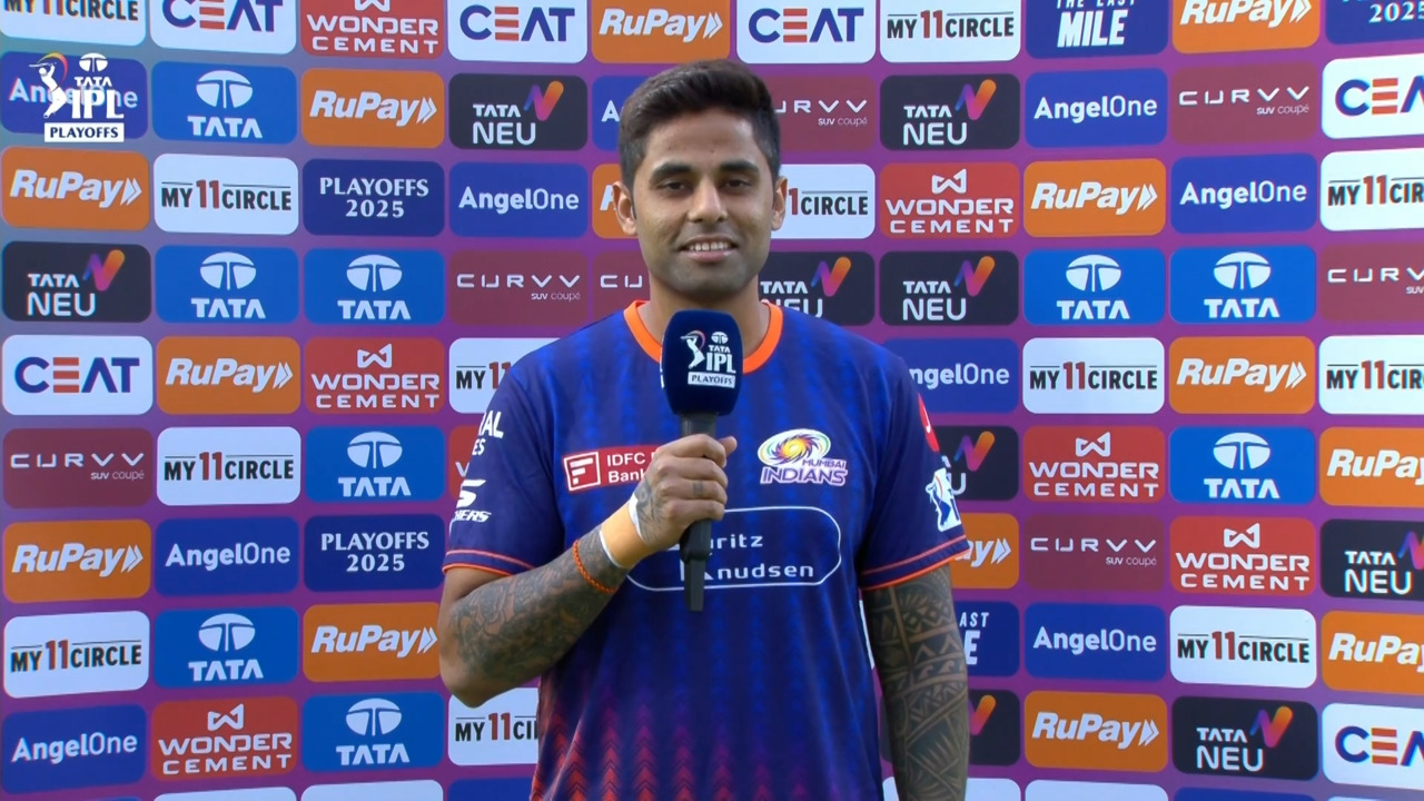 IPL 2025 Eliminator: GT vs MI - Suryakumar Yadav Interview