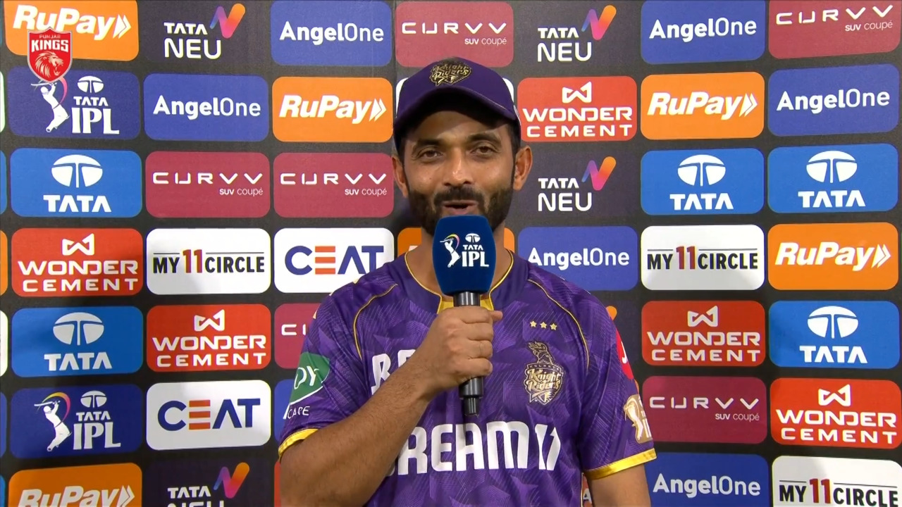IPL 2025 M31: PBKS vs KKR - Ajinkya Rahane Interview