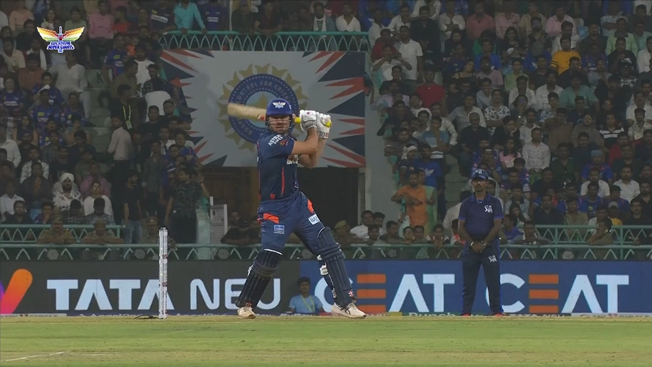 Tracer Bullets! Stoinis powers 4,4,4 off Starc