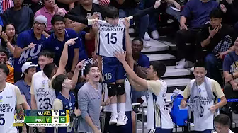 Disquitado SOLID BLOCK đ for NU vs FEU in Set 2 | UAAP Season 88 Menâs Volleyball Finals Game 2