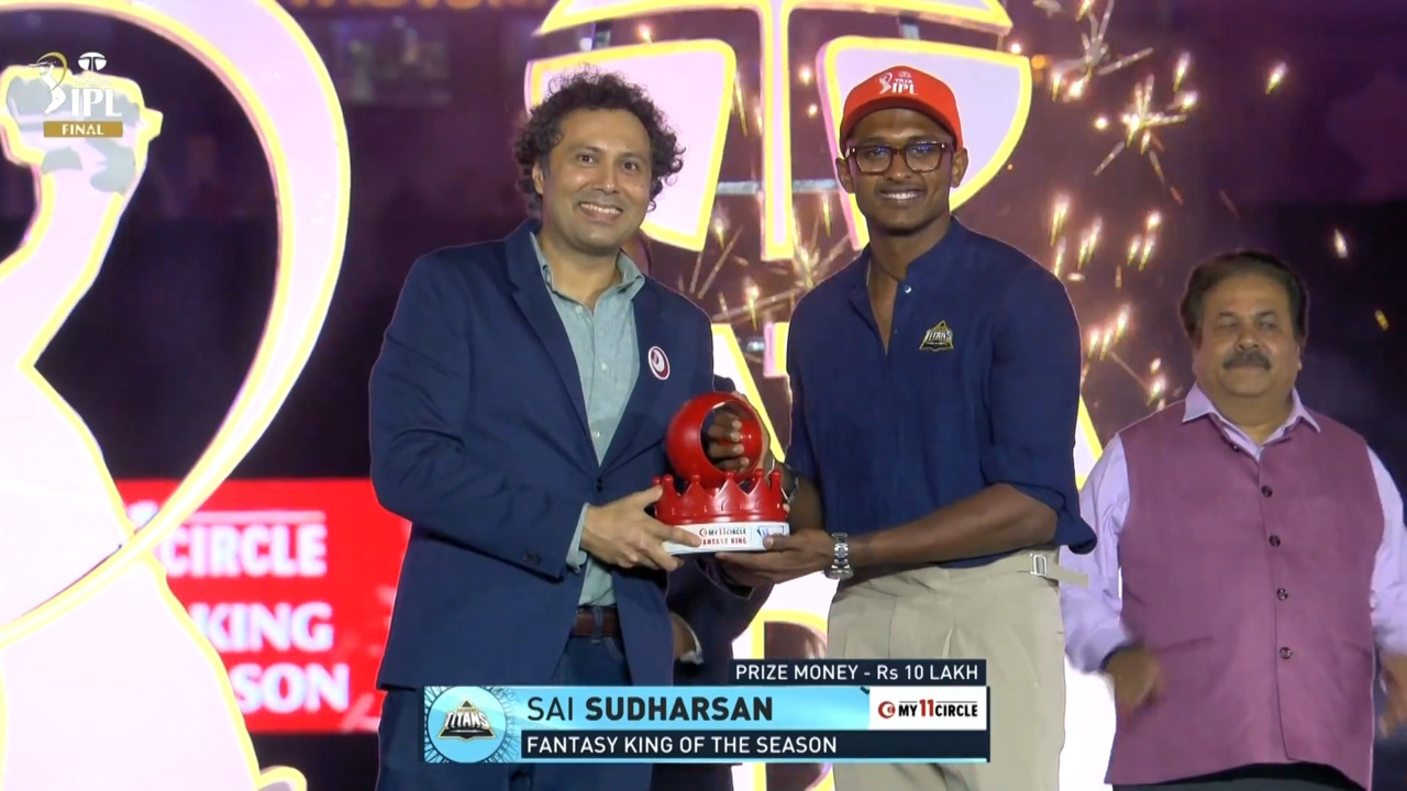 IPL 2025 Final: RCB vs PBKS - My11Circle Fantasy King of the Season - Sai Sudharsan