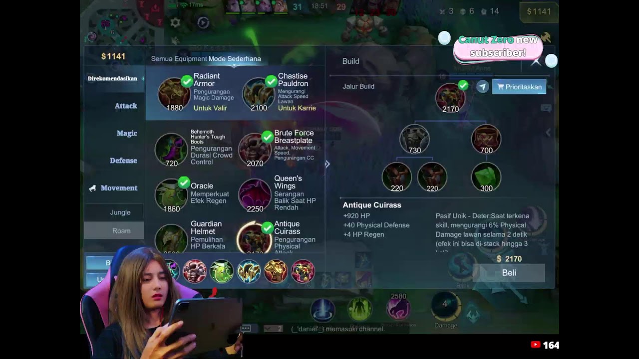 PERJALANAN MENUJU RANK IMMORTAL - MOBILE LEGEND