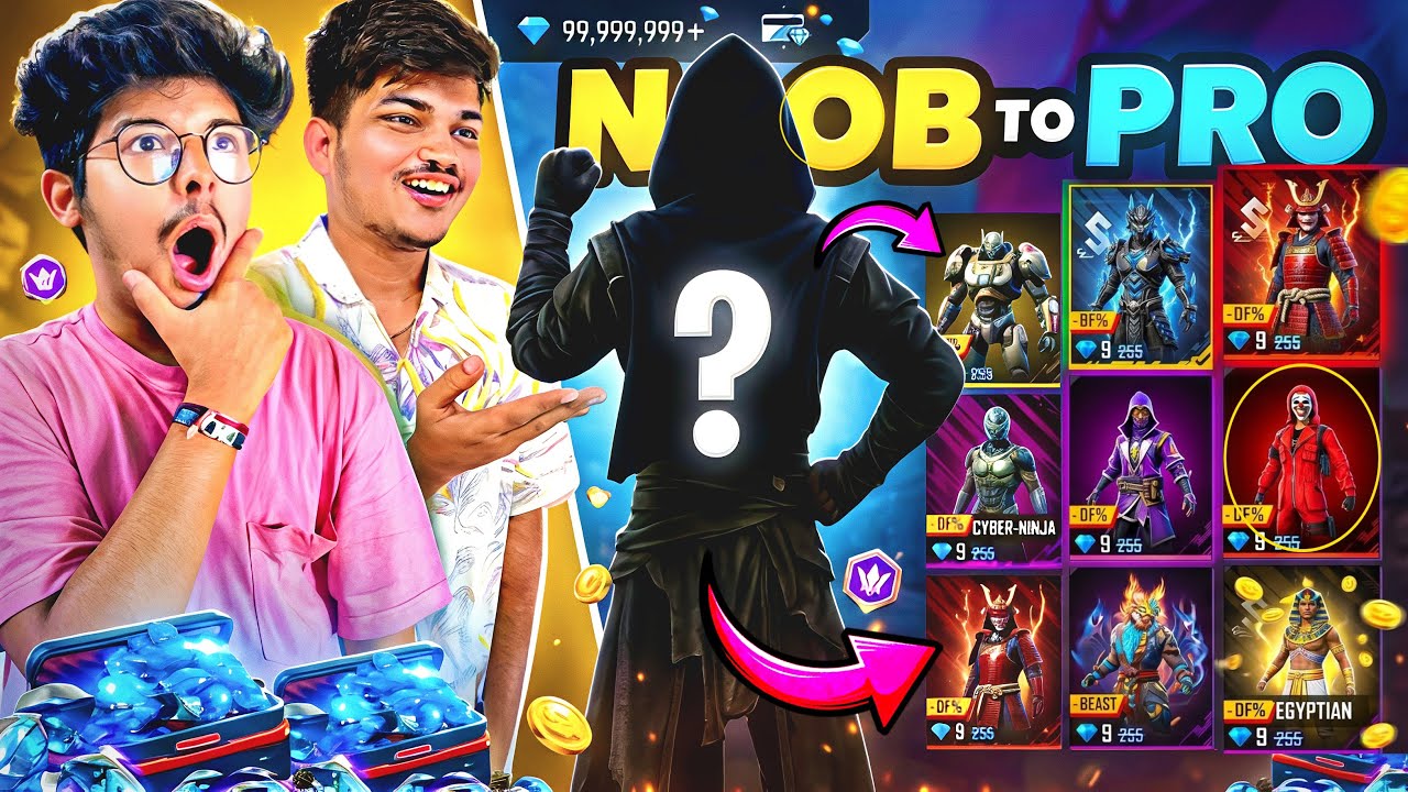 Buying Mystery Bundle 0001 From Deluxe Menu Store ๐| Noob To Ultra Pro in 11,2000๐ -Garena Free Fire