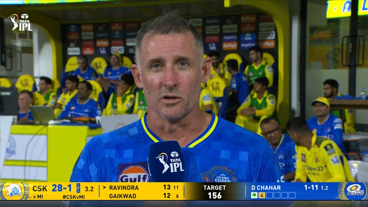 IPL 2025 M03: CSK vs MI - Michael Hussey Interview