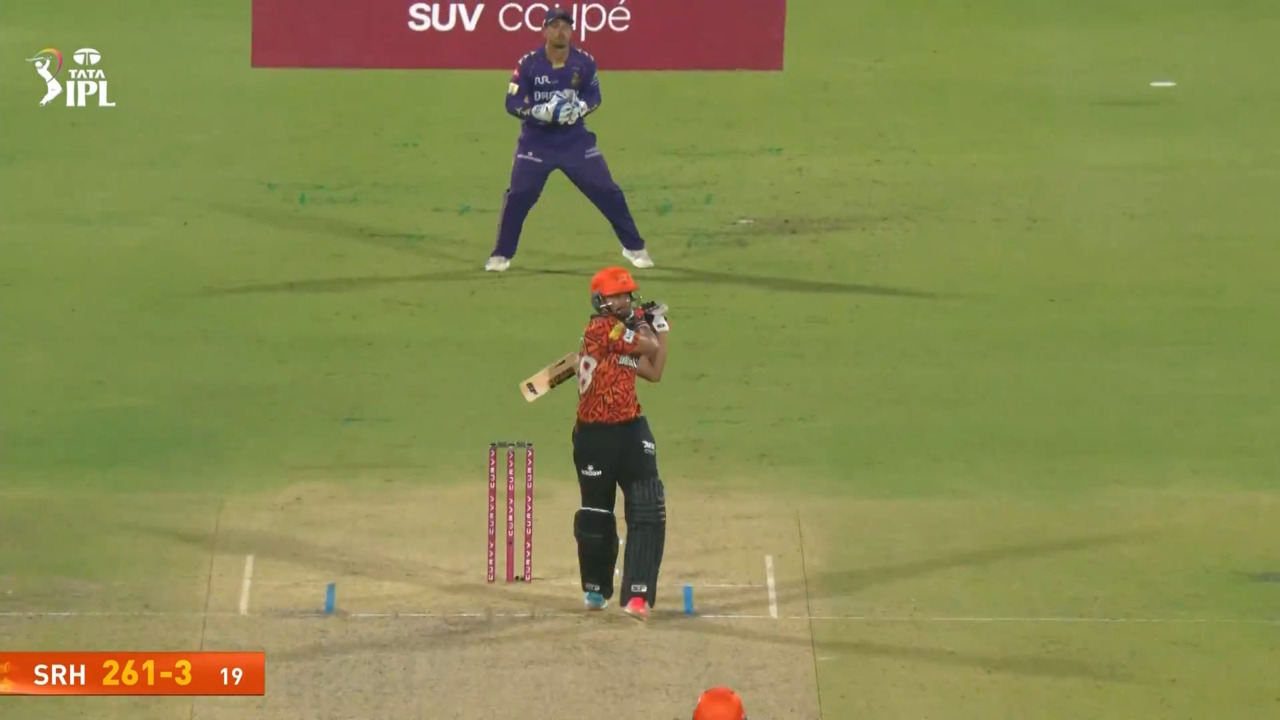 IPL 2025 M68: SRH vs KKR - Aniket Verma Six