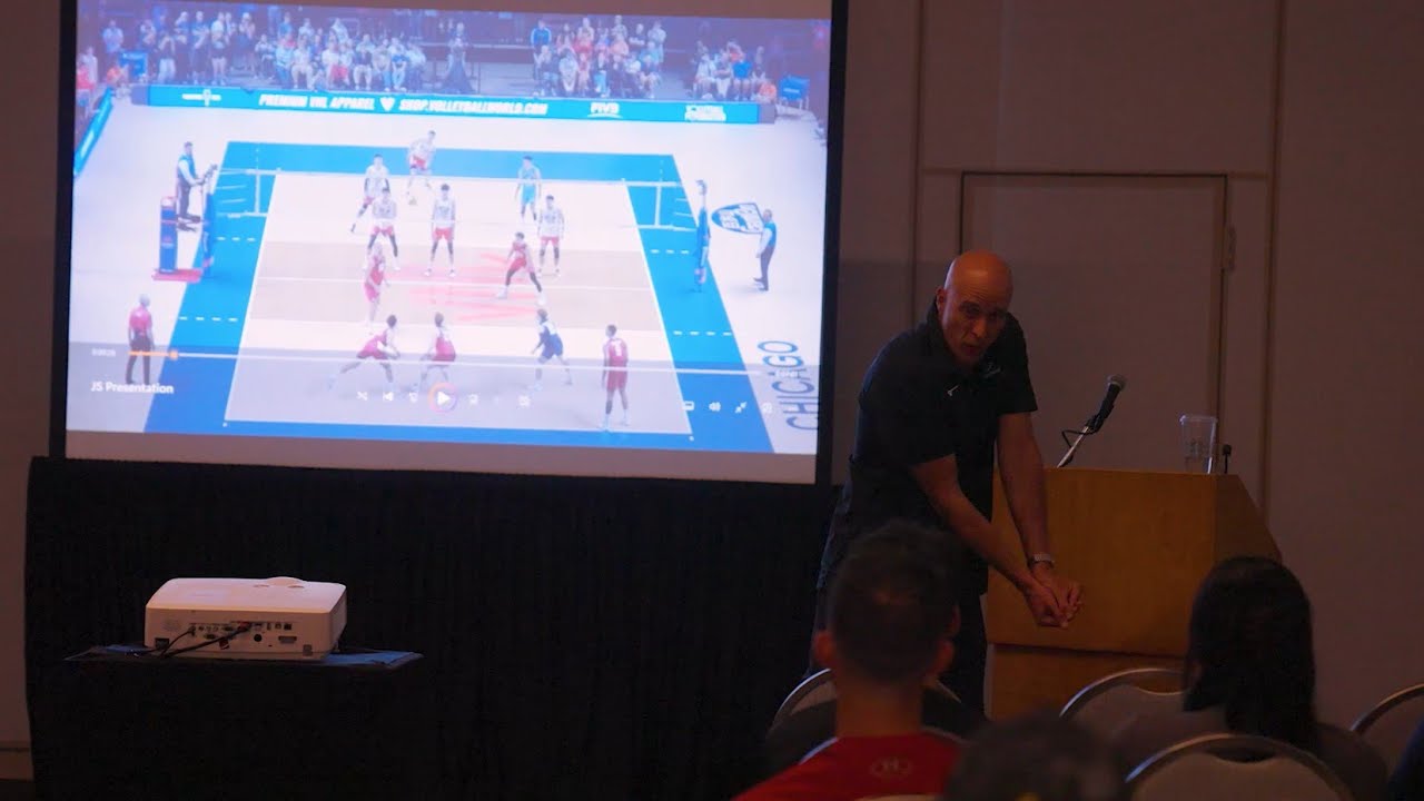John Speraw | Coaches Film Session and Happy Hour background