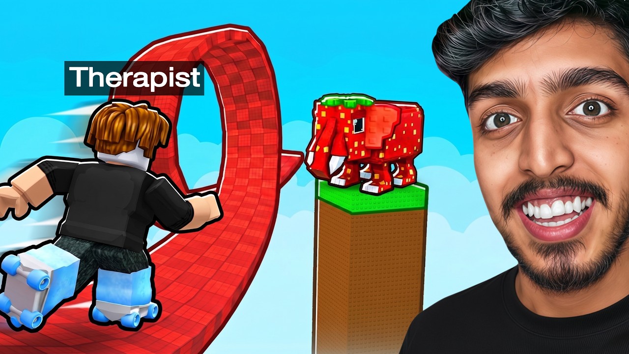 I Roller Skated To Steal Brainrots in Roblox 😍!!