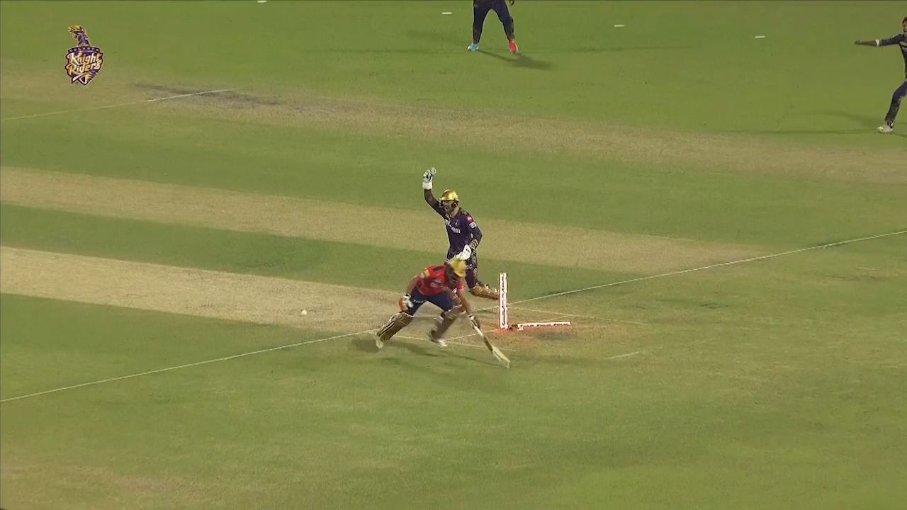 On Target! Narine's direct hit breaks 93-run opening stand