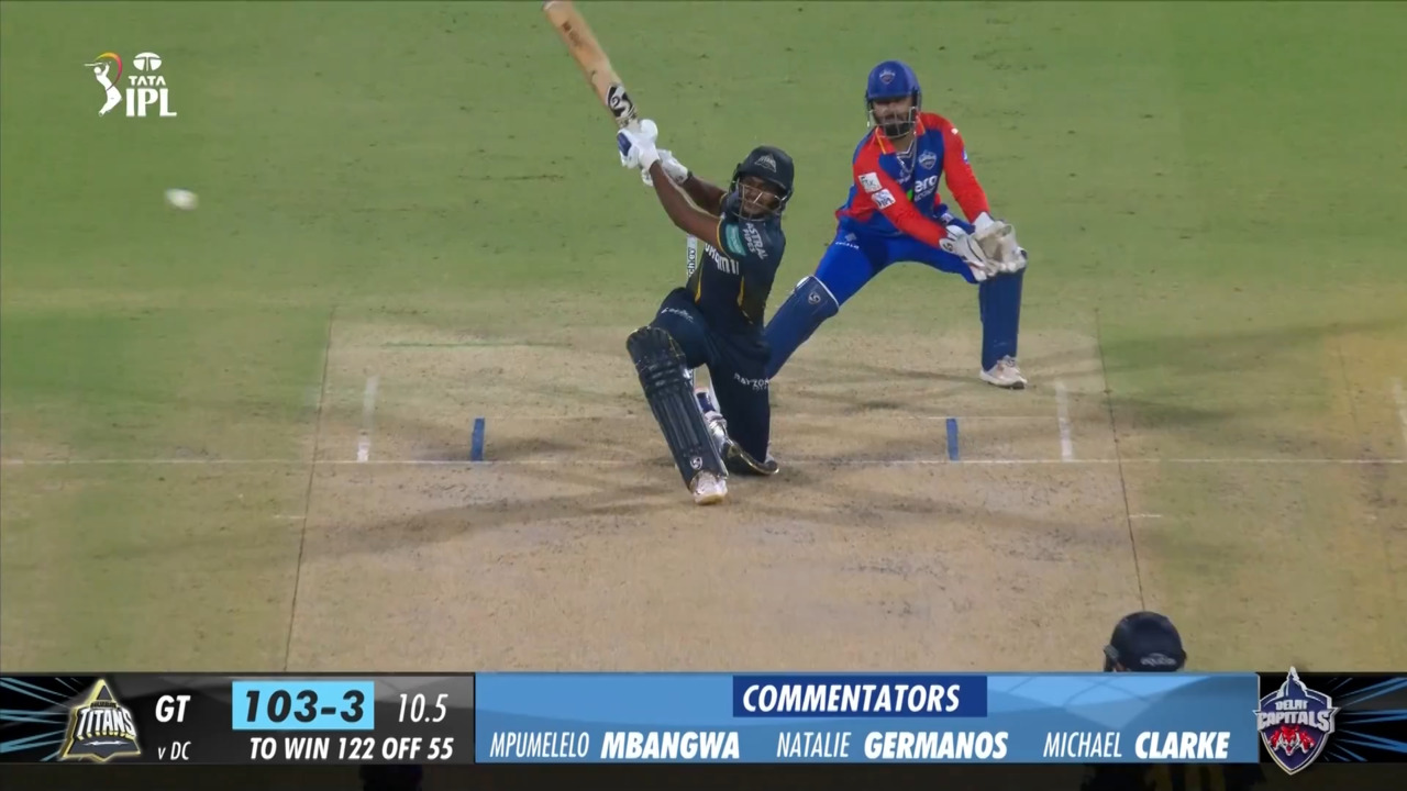 M40: DC vs GT – Sai Sudharsan Six