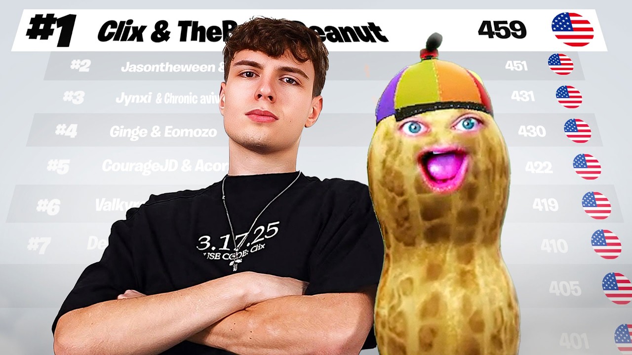 Can Clix Carry TheBurntPeanut To Fortnite Earnings!