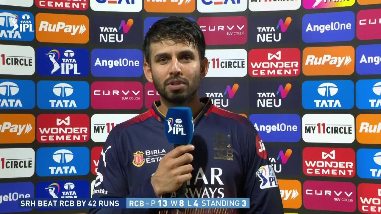 IPL 2025 M65: RCB vs SRH - Jitesh Sharma Interview background