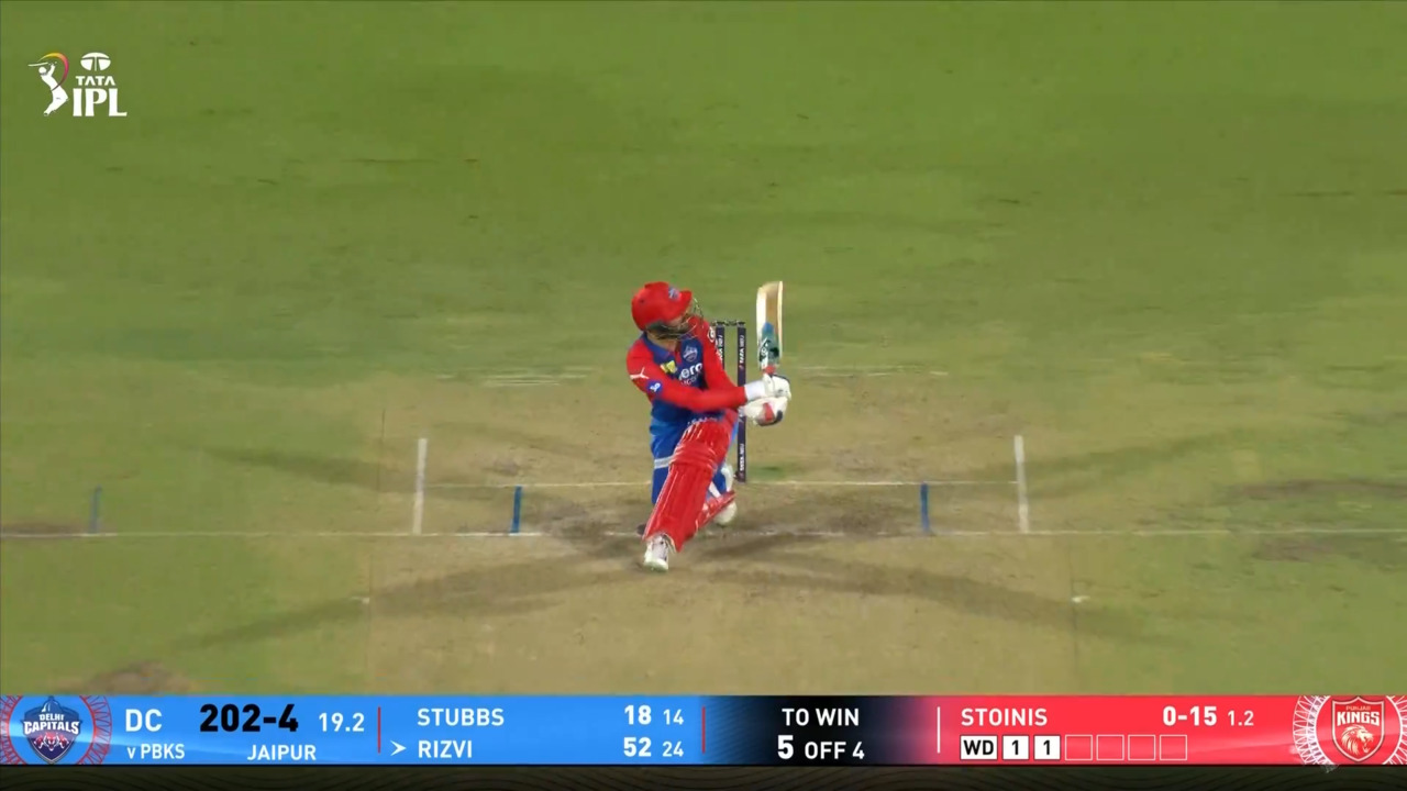 IPL 2025 M66: PBKS vs DC - Sameer Rizvi Six