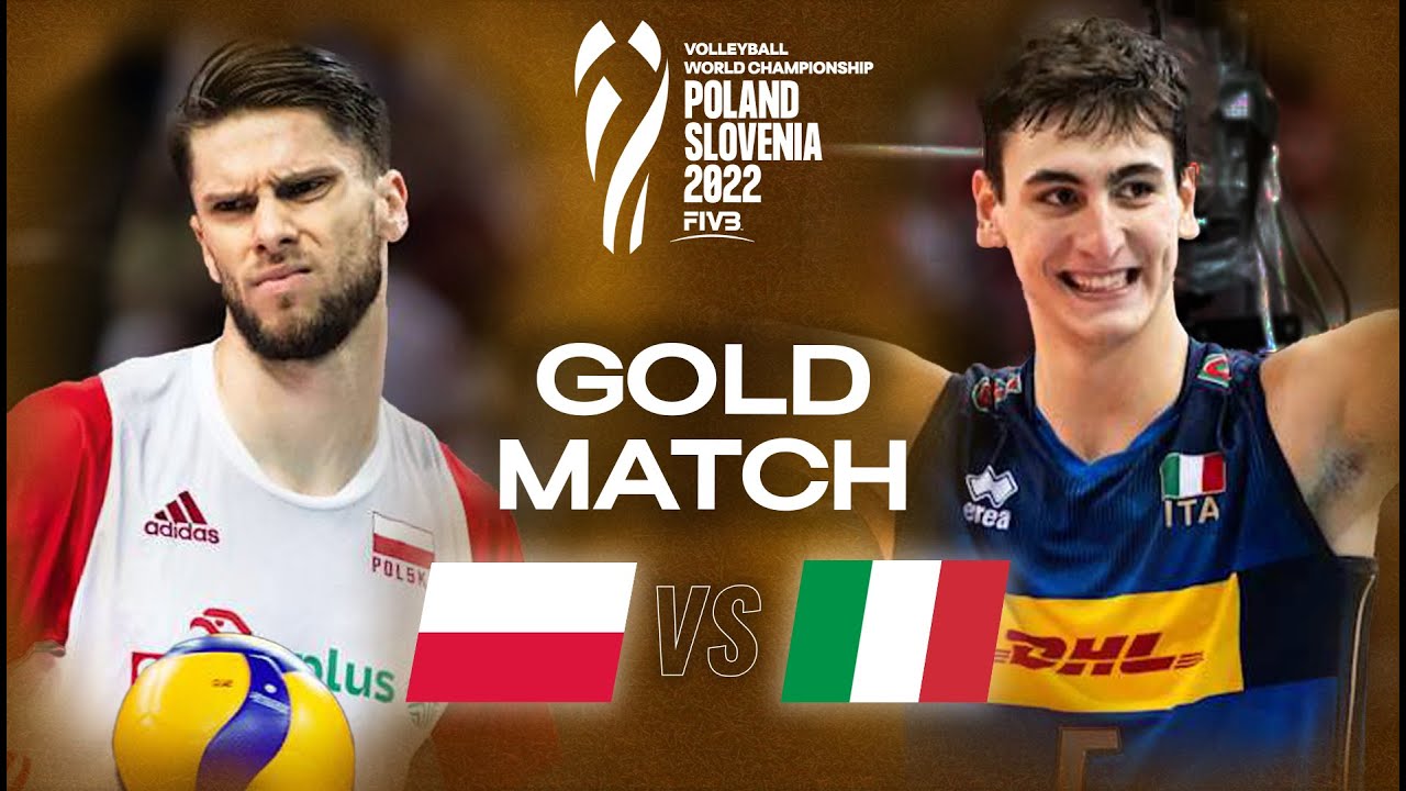 Poland ๐ต๐ฑ vs. Italy ๐ฎ๐น - Final | Men's World Championships 2022 | Full Gold Match - Volleyball background