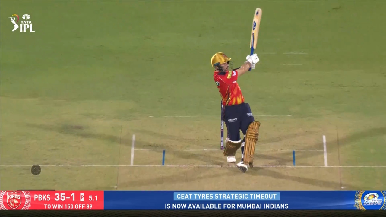 IPL 2025 M69: PBKS vs MI - Josh Inglis Six