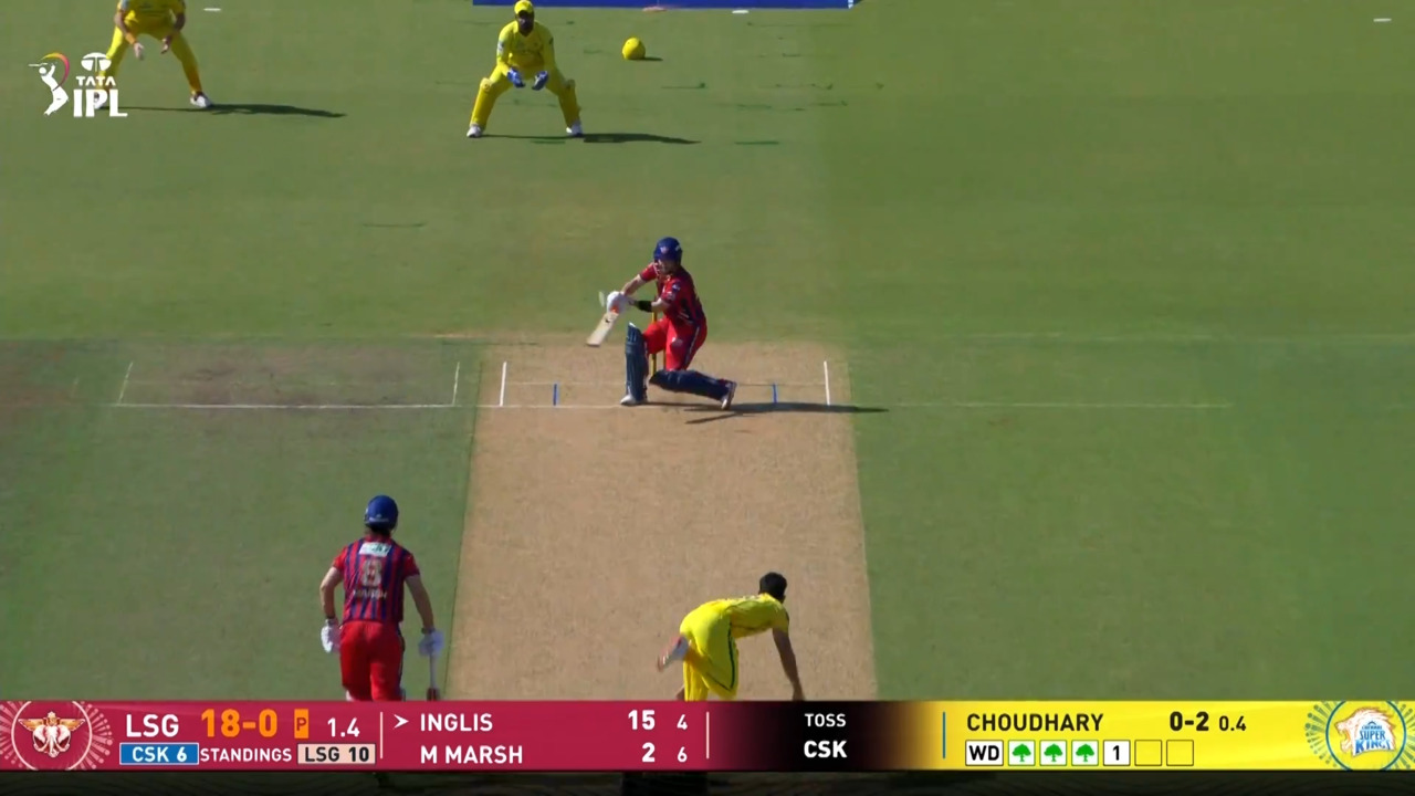 IPL 2026 M53: CSK vs LSG - Josh Inglis Six