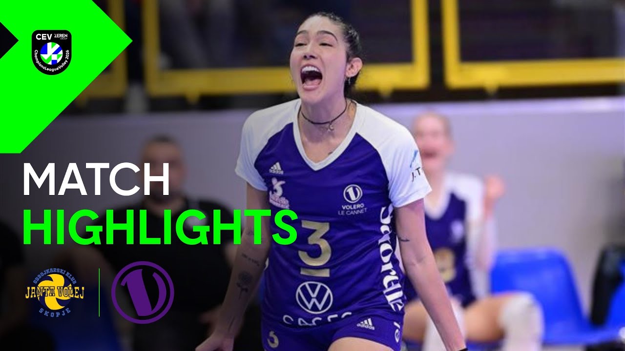 Highlights | Janta Volej KISELA VODA vs. Volero LE CANNET | CEV Champions League Volley 2026 background