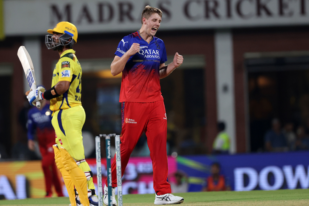 6 & OUT! Green bounces back to dismiss Rahane background