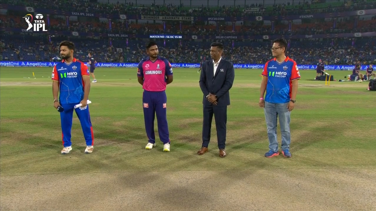 M56: DC vs RR – Toss