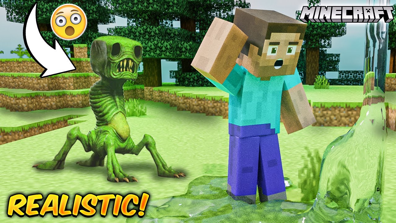 If I Take Damage, Minecraft Becomes More Realistic! background