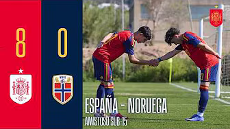 RESUMEN | España 8-0 Noruega | Sub-15 | Partido Internacional Amistoso | 🔴 SEFUTBOL
