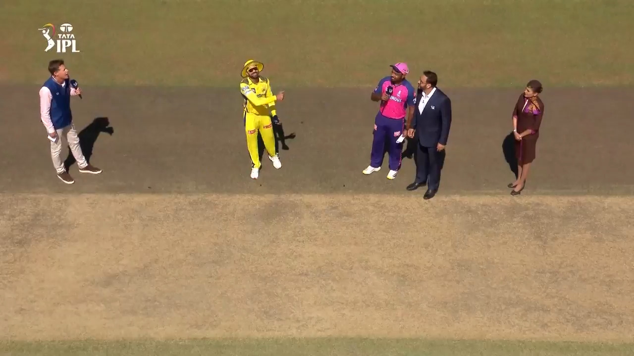 M61: CSK vs RR – Toss background