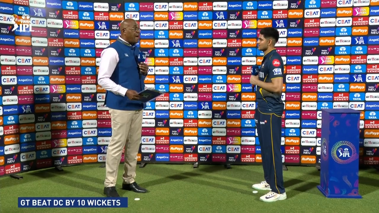 IPL 2025 M60: DC vs GT - Post Match Presentation
