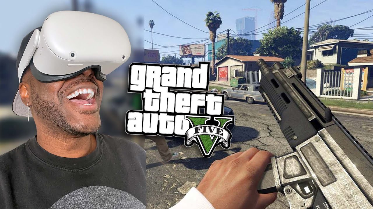 GTA 5 in VR! (Virtual Reality) background