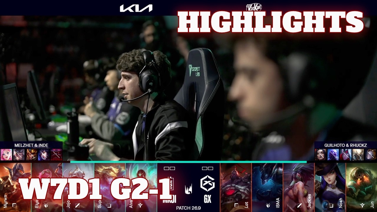 MKOI vs GX - Game 1 Highlights | Week 7 Day 1 LEC Spring 2026 | Movistar KOI vs GIANTX G1 W7D1