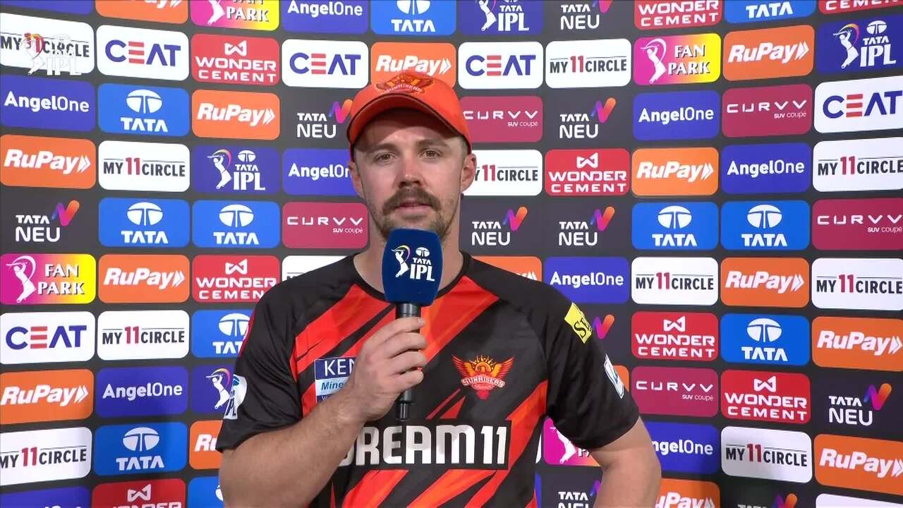 IPL 2025 M27: SRH vs PBKS - Travis Head Interview background