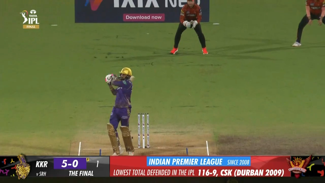 Final: KKR vs SRH – Sunil Narine Six
