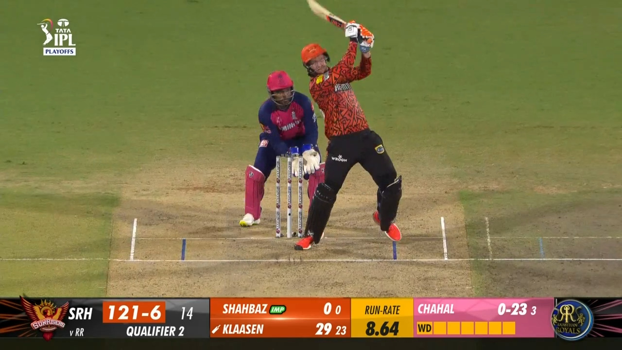 Q2: SRH vs RR – Heinrich Klaasen Six