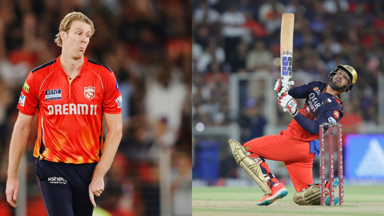 WHAT A SHOT! Jitesh's sensational six leaves Jamieson stunned