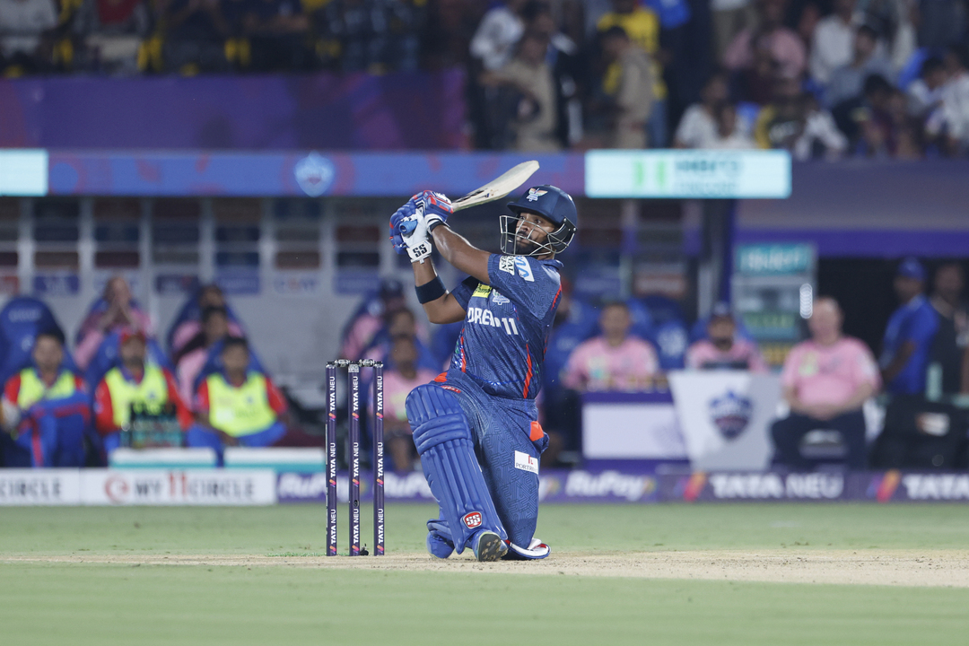 6,6,6,6: Rampant Pooran's scintillating six-fest background