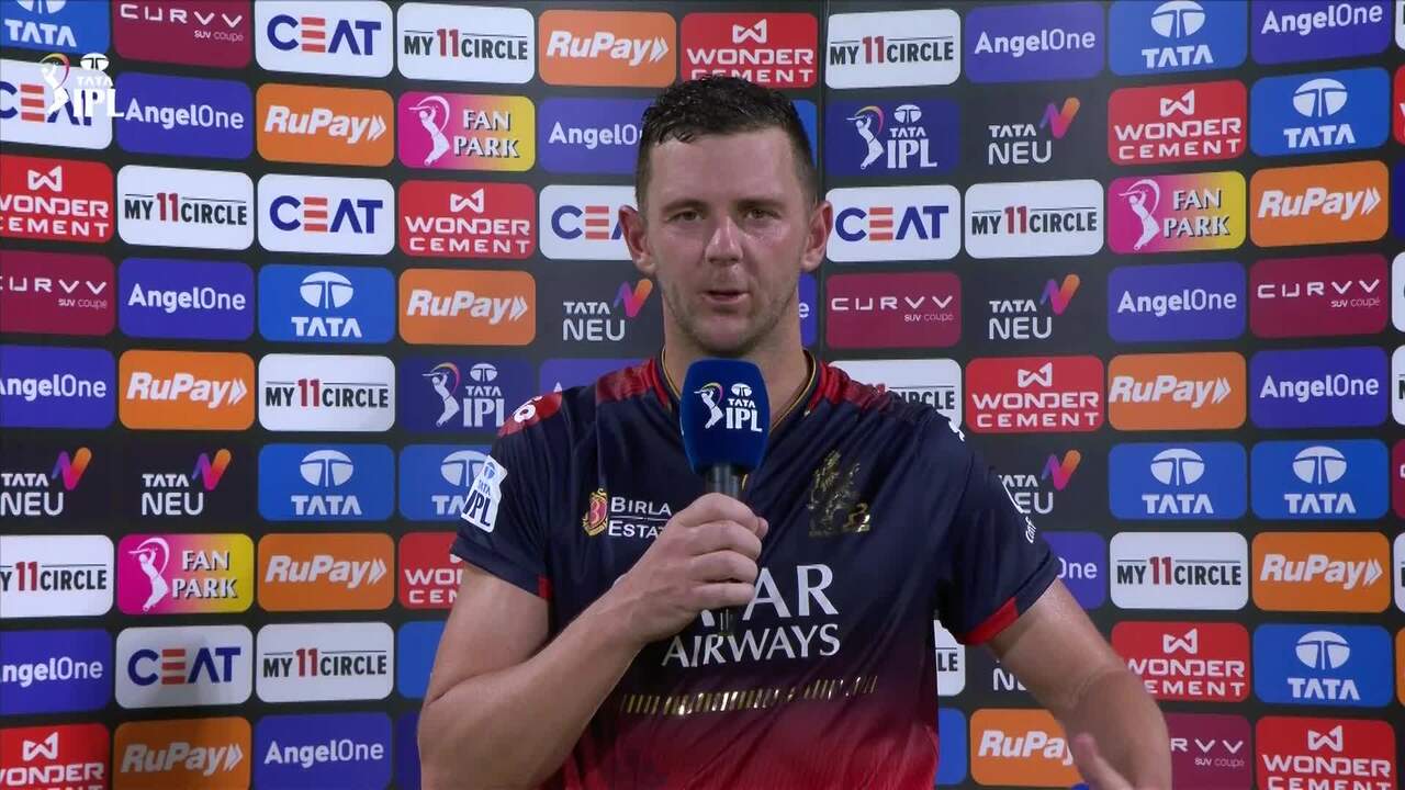 IPL 2025 M08: CSK vs RCB - Josh Hazlewood Interview