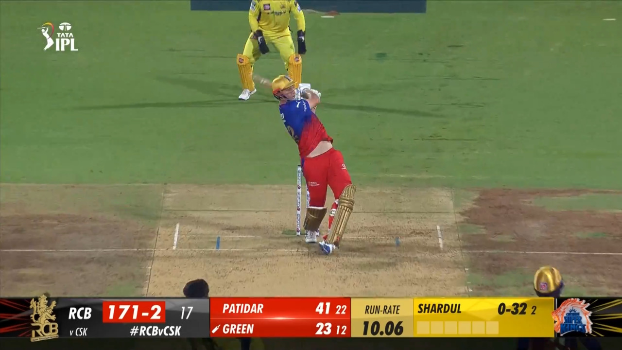 M68: RCB vs CSK – Cameron Green Six