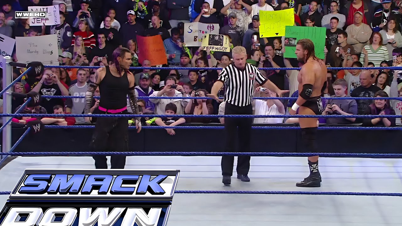 Triple H vs Jeff Hardy SMACKDOWN! Dec 12,2008