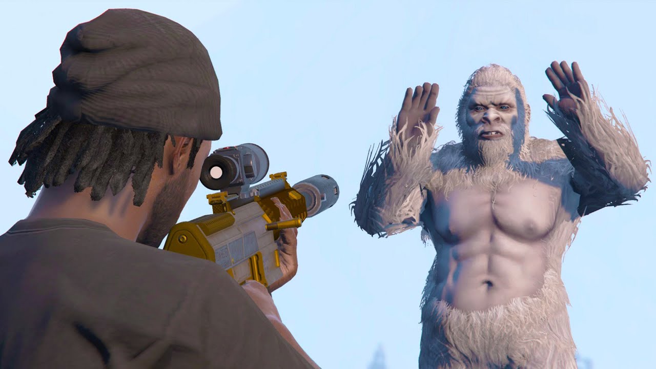 Hunting The YETI in GTA 5 Online! background